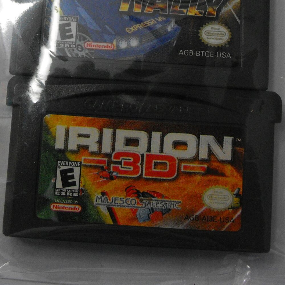 Gameboy Advance Game Iridion 3D and FA-18F